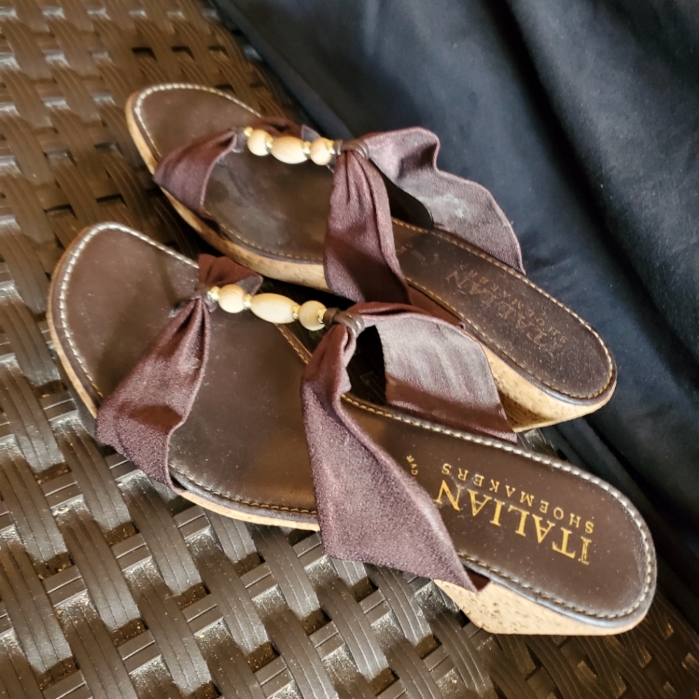 Italian Shoemakers Wedge Sandals